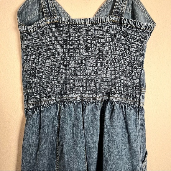 Japna Blue Denim Dress with Stretch Back - Picture 8 of 11